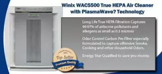 Winix WAC5500 True HEPA Air Cleaner with PlasmaWave Technology Review